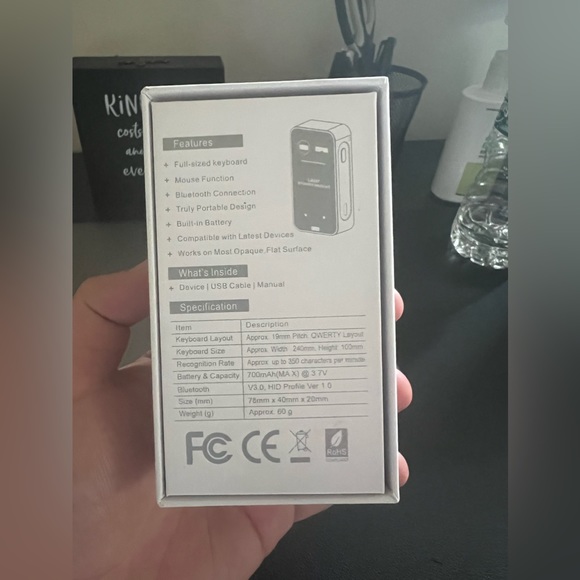 Bluetooth Laser Projection Keyboard - Picture 7 of 7